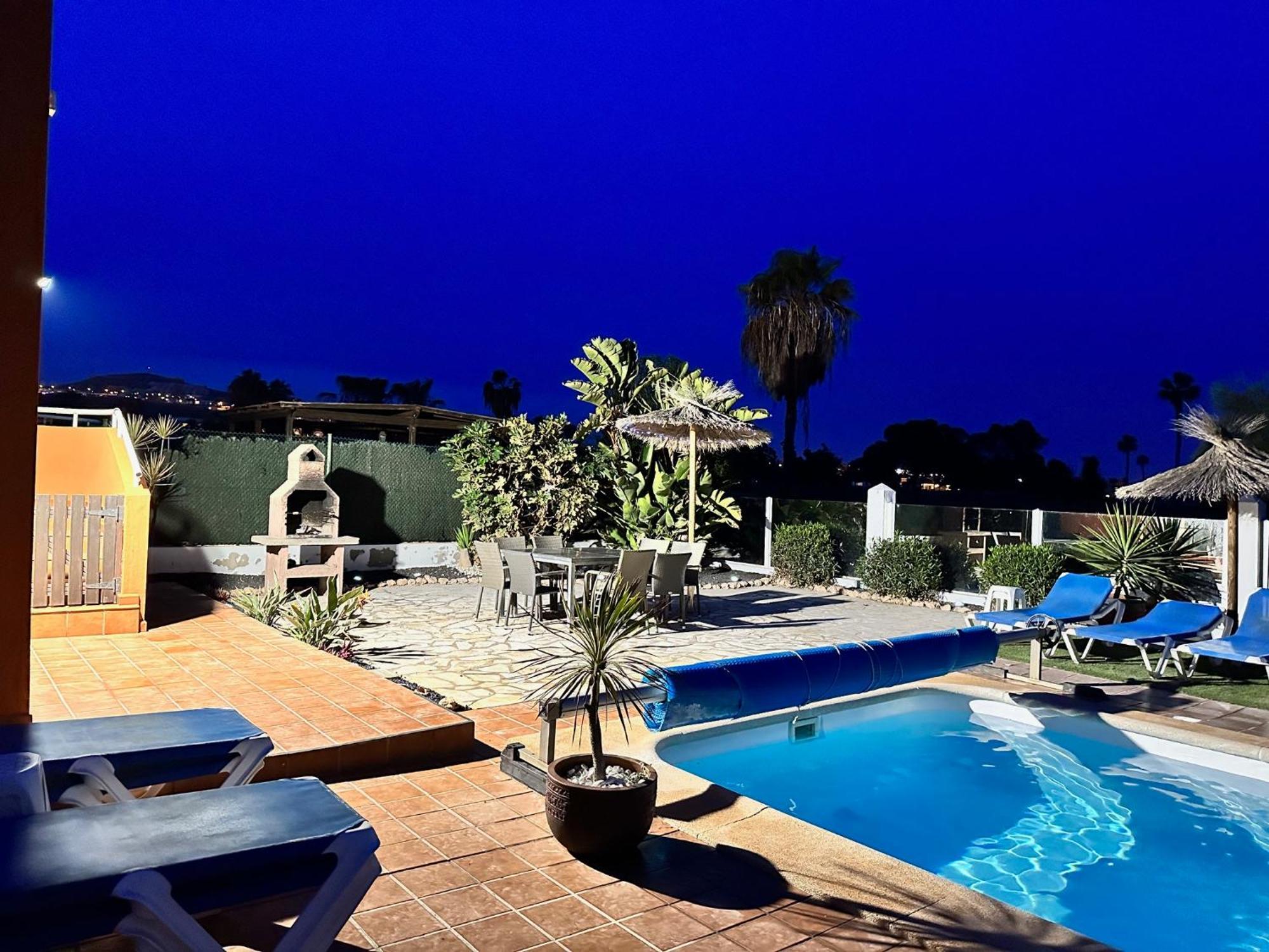Casa Piedra, Luxury Family Front Line Golf, Hot Tub,Pool Table, 8 Pers, Caleta De Fuste Villa Ngoại thất bức ảnh