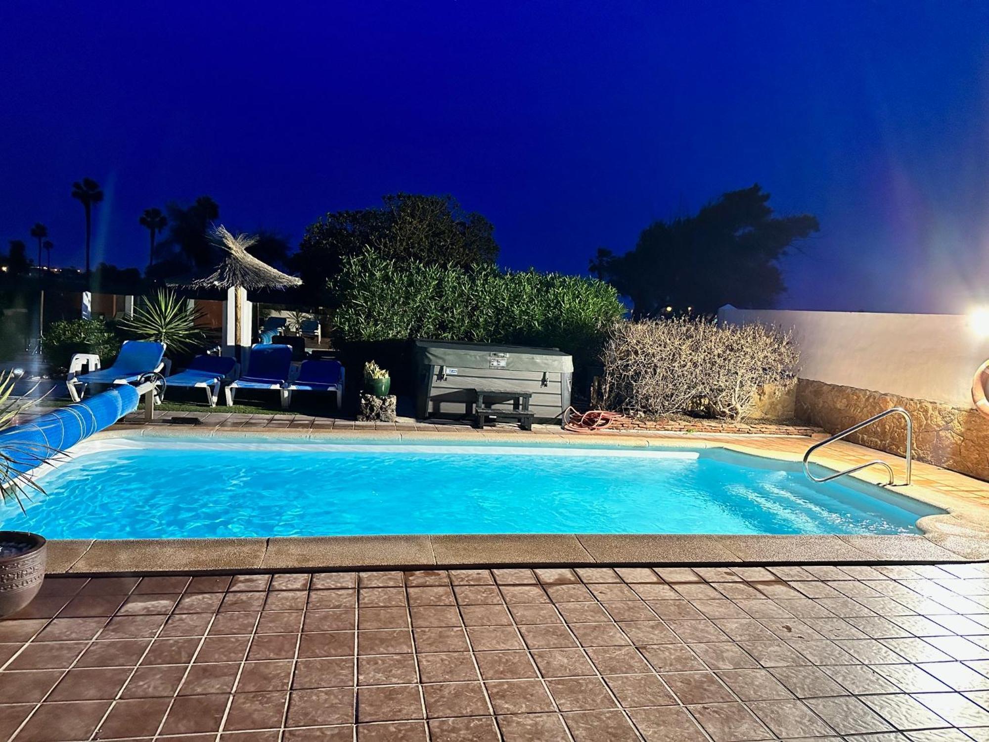 Casa Piedra, Luxury Family Front Line Golf, Hot Tub,Pool Table, 8 Pers, Caleta De Fuste Villa Ngoại thất bức ảnh